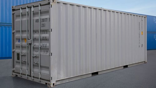 New standard 20 ft. container for sale in grey