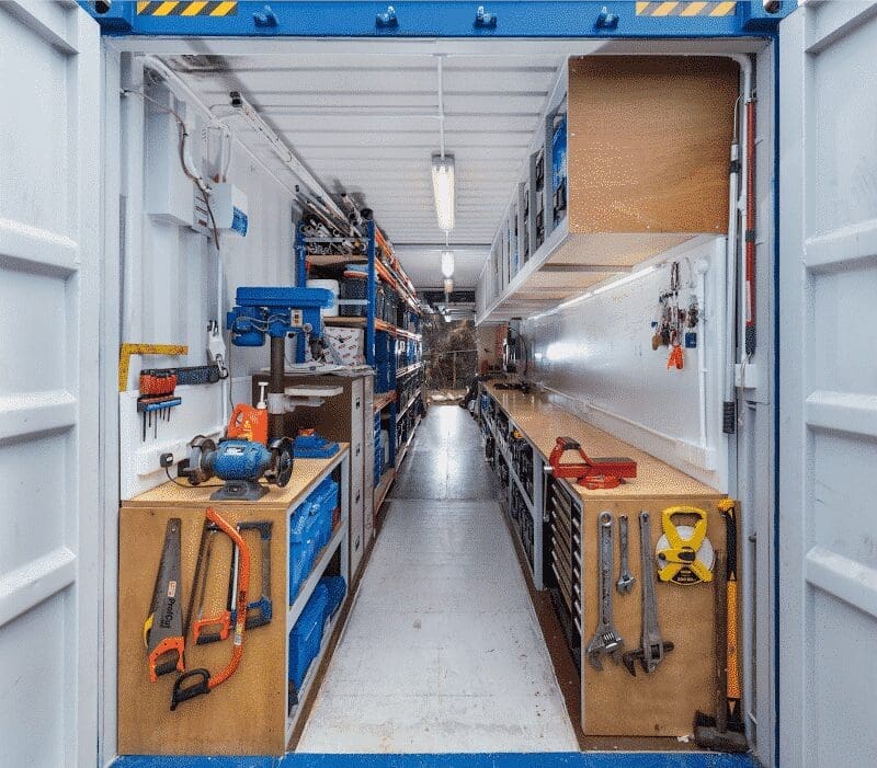 Custom Designed Shipping Container WorkShop  