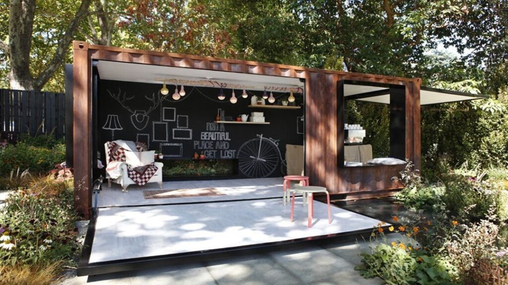 Modern Shipping Container Coffee Shop