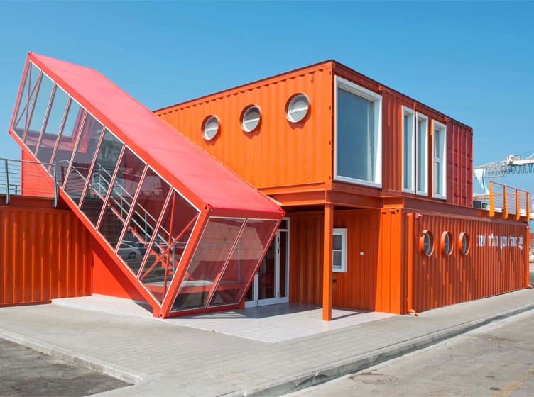 Different Types Of Co-Working Offices Built Out Of Shipping Containers
