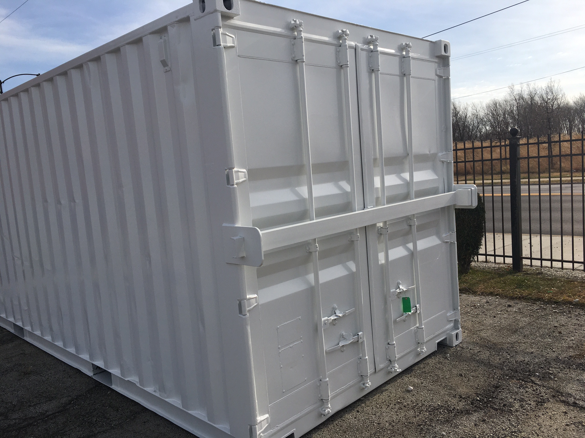 20 foot painted shipping container