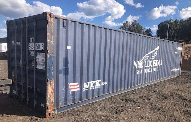 40 ft. wind and water tight cargo worthy used container 